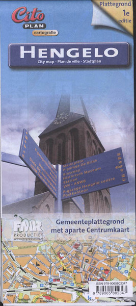 Citoplan gemeenteplattegrond Hengelo - (ISBN 9789065802347)