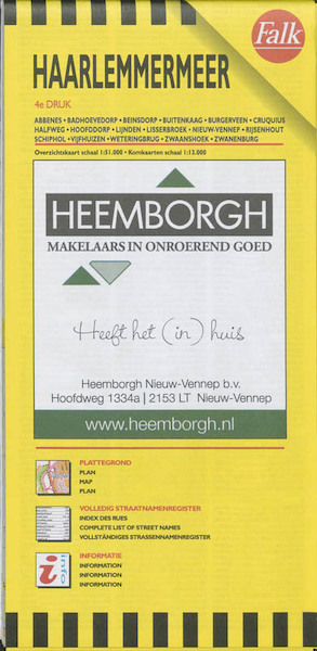 Haarlemmermeer plattegrond - (ISBN 9789028715967)