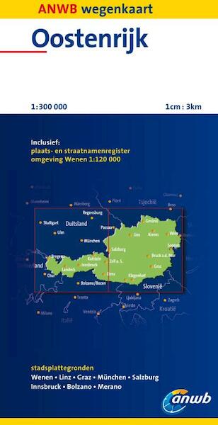 ANWB Wegenkaart Oostenrijk - (ISBN 9789018035167)