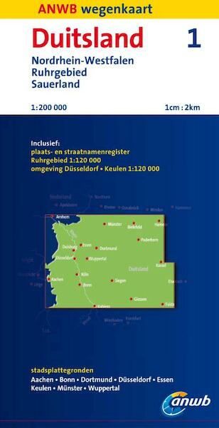 ANWB wegenkaart Duitsland 1 - (ISBN 9789018036478)