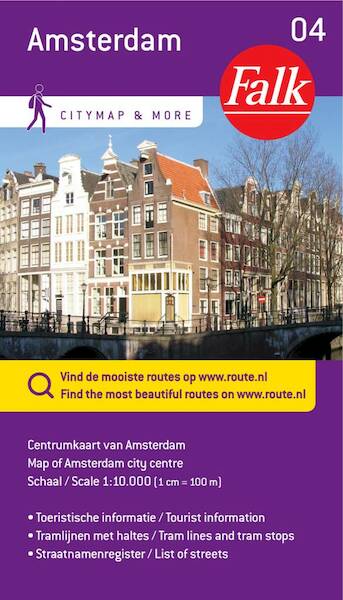 Centrum recreatiekaart Amsterdam - (ISBN 9789028726215)