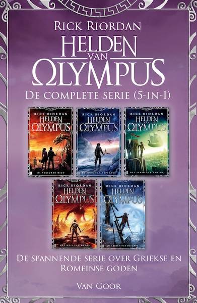 De helden van Olympus - De complete serie (5-in-1) - Rick Riordan (ISBN 9789000353040)