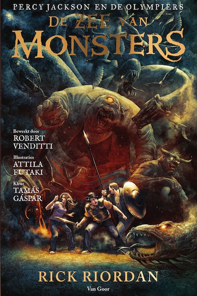 De zee van monsters graphic novel - Rick Riordan (ISBN 9789000360628)
