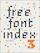 Free Font Index 03 
