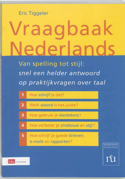 Vraagbaak Nederlands - E. Tiggeler (ISBN 9789012108553)