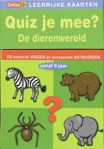 Quiz je mee? De dierenwereld - (ISBN 9789044718850)