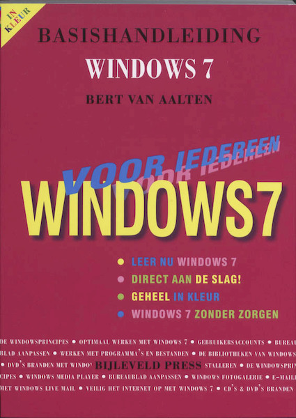 Basishandleiding Windows 7 - Bert van Aalten (ISBN 9789055481897)
