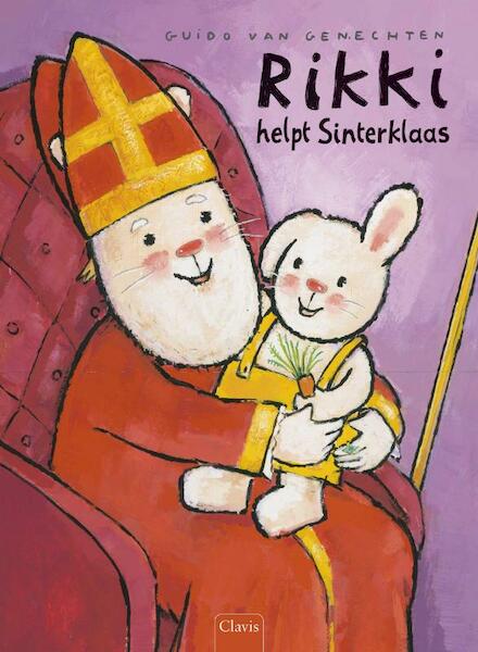 Rikki helpt Sinterklaas. Vertelplaten. Kamishibai - Guido van Genechten (ISBN 9789044812046)