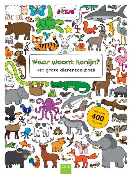 Waar woont konijn? - Lizelot Versteeg (ISBN 9789044822830)