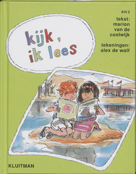 Lezen is leuk 4 Kijk ik lees - Marion van de Coolwijk (ISBN 9789020680140)