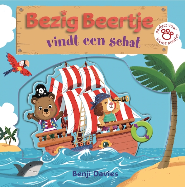 Bezig Beertje vindt een schat - Benji Davies (ISBN 9789025753054)