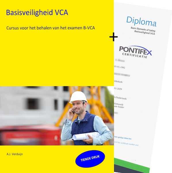 VCA-Examen en cursusboek B-VCA - A.J. Verduijn (ISBN 9789491595301)